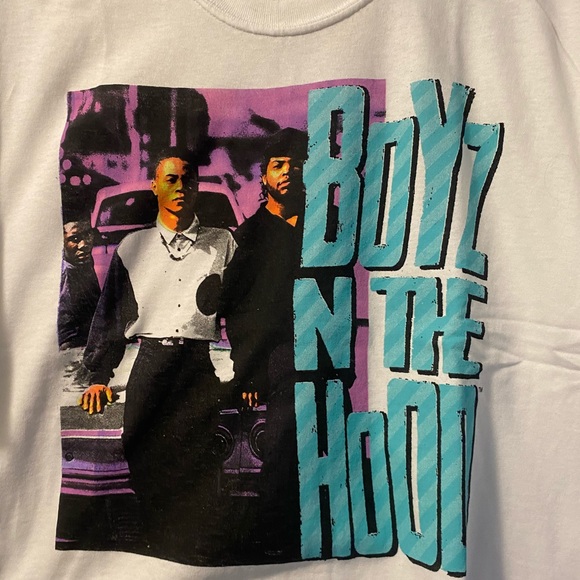 ⚫️🆕 Boyz N the Hood cropped tee medium - Picture 2 of 6